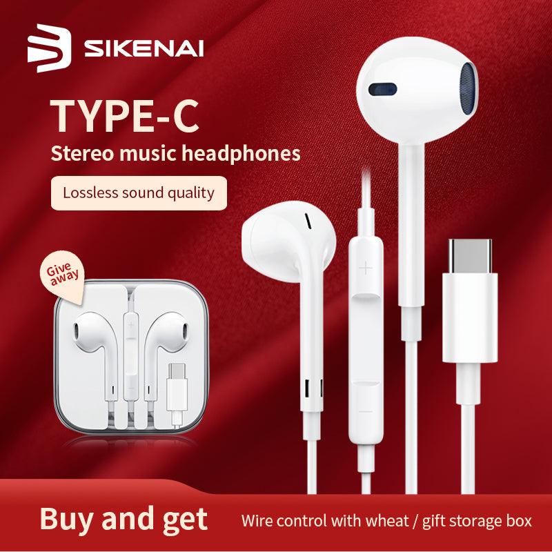 SIKENAI Ear Pods with Type-C Connector SIKENAI Ear Pods with Type-C Connector